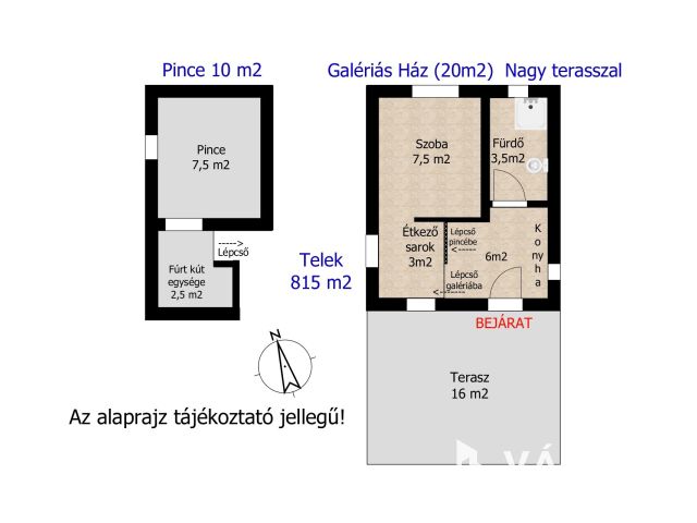 Nagy terasszal eladó kisház Győr Pósdombon